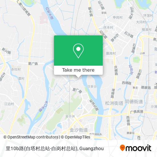 里10b路(白塔村总站-白岗村总站) map