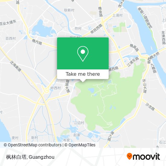 枫林白塔 map