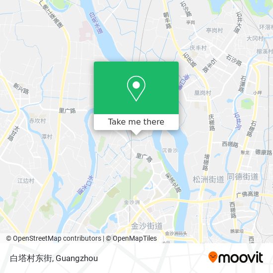 白塔村东街 map