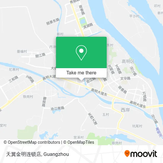 天翼金明连锁店 map
