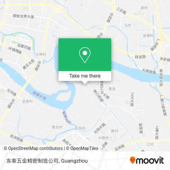 东泰五金精密制造公司 map