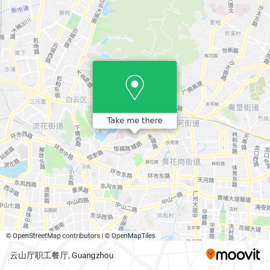 云山厅职工餐厅 map
