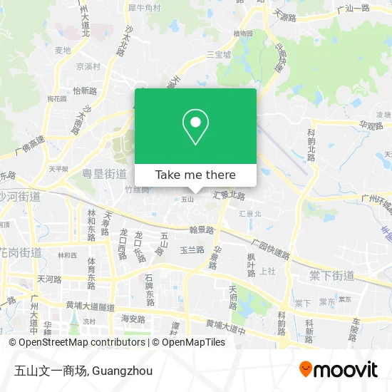 五山文一商场 map