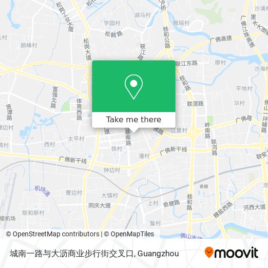 城南一路与大沥商业步行街交叉口 map