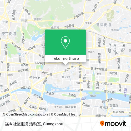 福今社区服务活动室 map