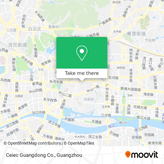 Ceiec Guangdong Co. map