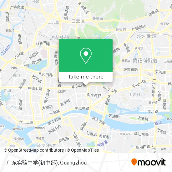 广东实验中学(初中部) map