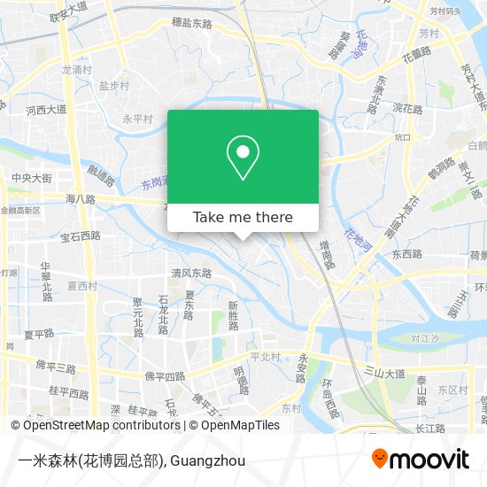 一米森林(花博园总部) map