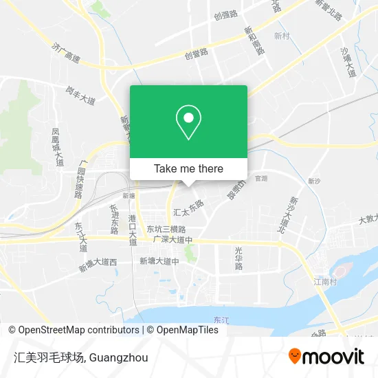 汇美羽毛球场 map