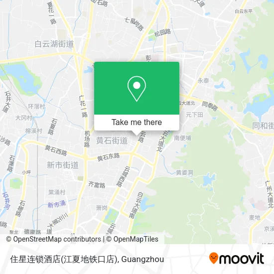住星连锁酒店(江夏地铁口店) map