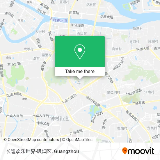长隆欢乐世界-吸烟区 map