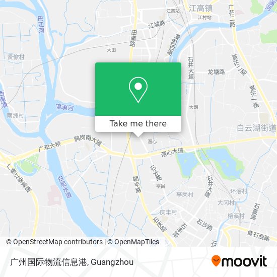 广州国际物流信息港 map