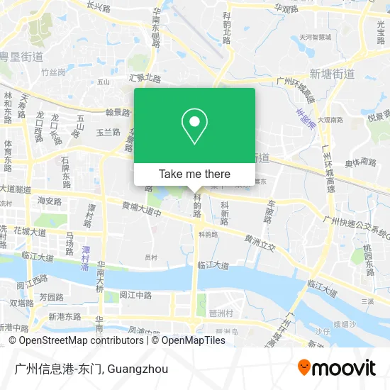 广州信息港-东门 map