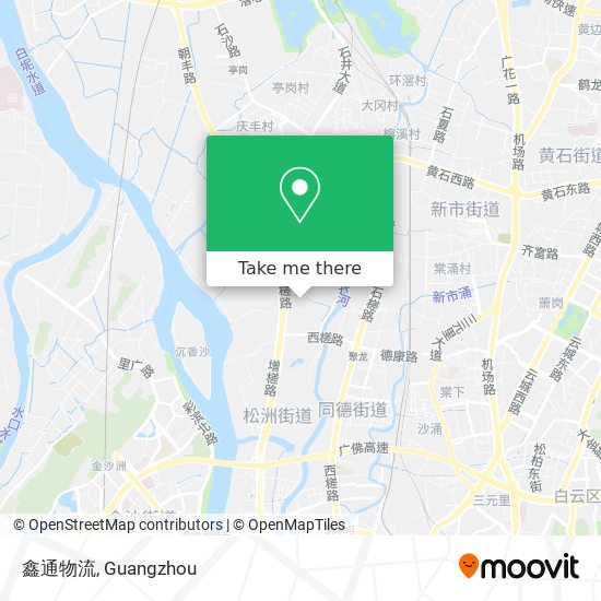 鑫通物流 map