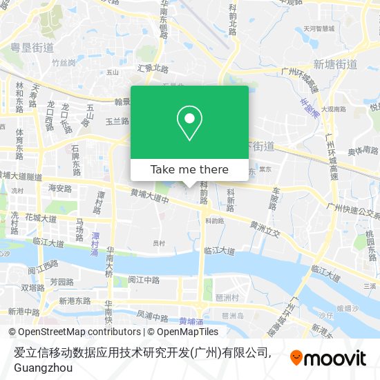爱立信移动数据应用技术研究开发(广州)有限公司 map