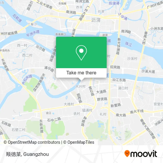 顺德菜 map
