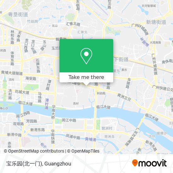 宝乐园(北一门) map