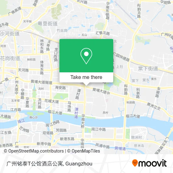 广州铭泰T公馆酒店公寓 map