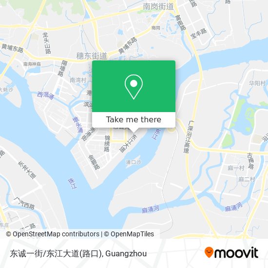 东诚一街/东江大道(路口) map