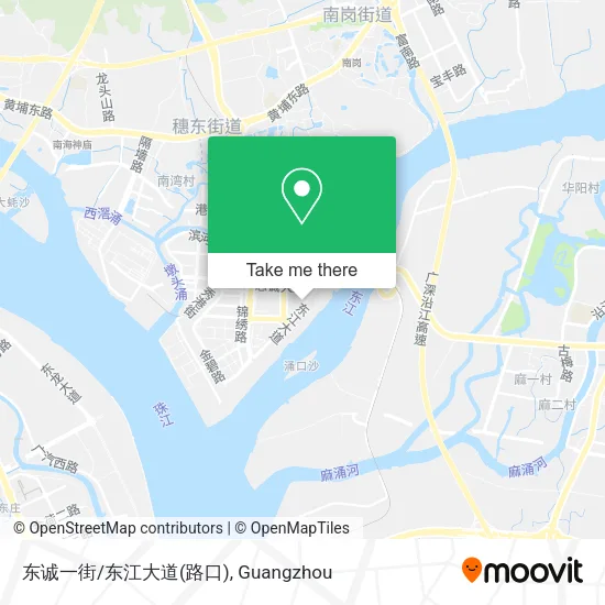 东诚一街/东江大道(路口) map
