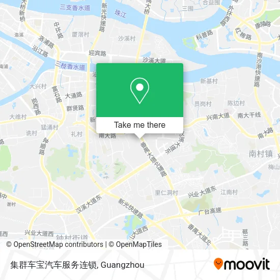 集群车宝汽车服务连锁 map