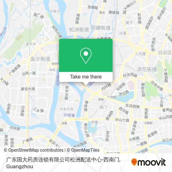 广东国大药房连锁有限公司松洲配送中心-西南门 map
