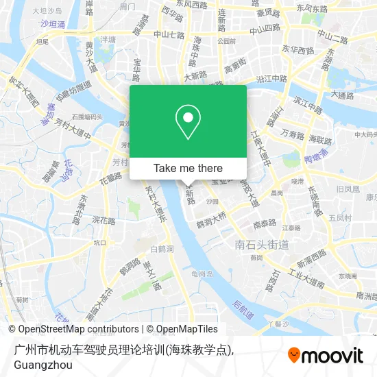 广州市机动车驾驶员理论培训(海珠教学点) map