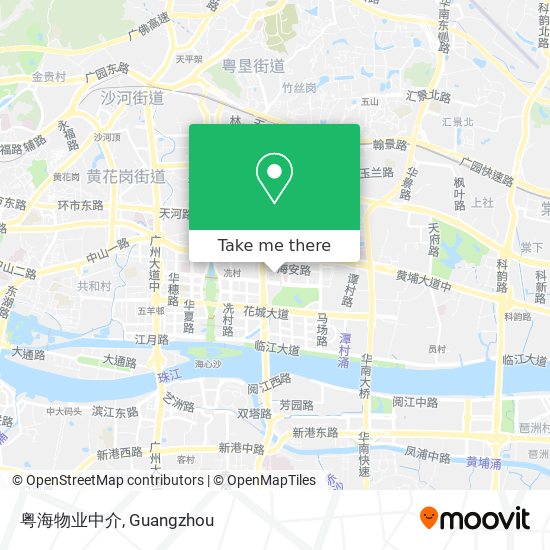 粤海物业中介 map