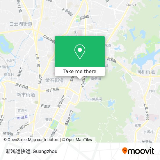 新鸿运快运 map
