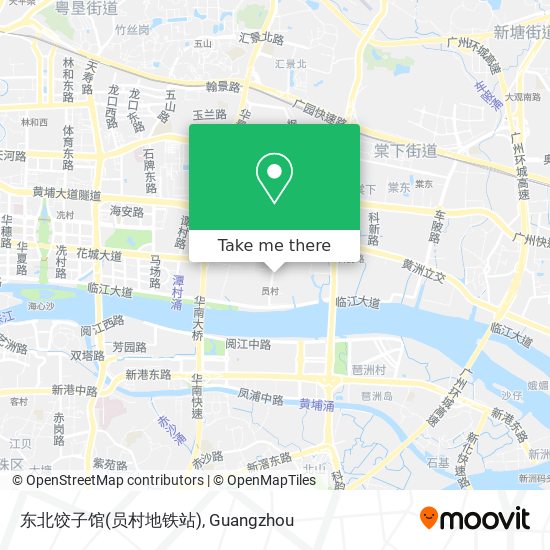 东北饺子馆(员村地铁站) map