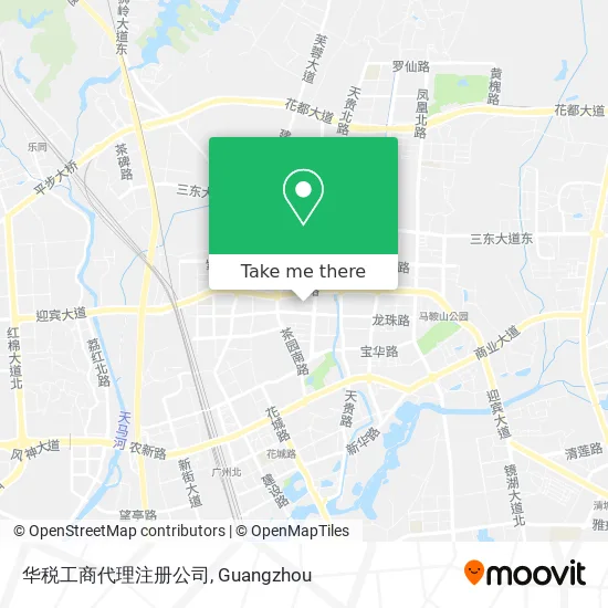 华税工商代理注册公司 map
