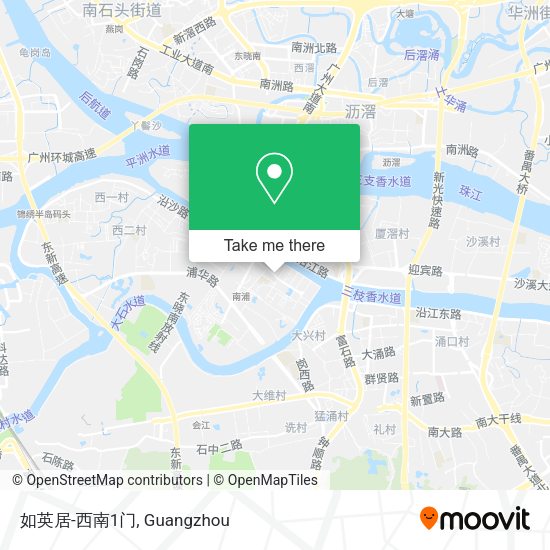 如英居-西南1门 map