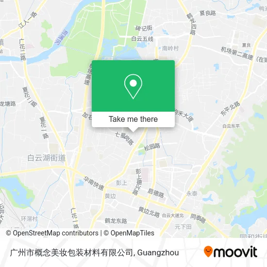 广州市概念美妆包装材料有限公司 map