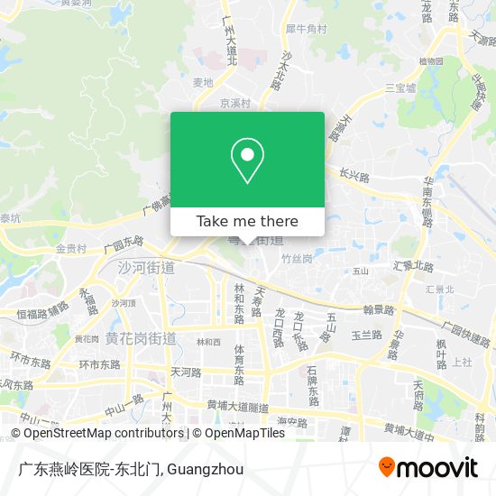 广东燕岭医院-东北门 map
