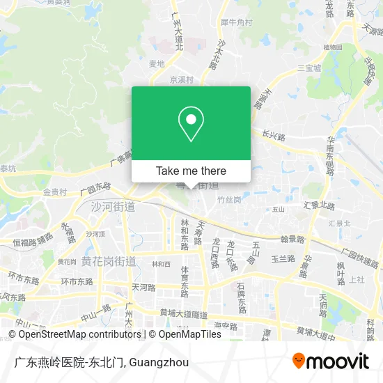 广东燕岭医院-东北门 map