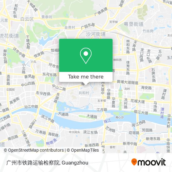 广州市铁路运输检察院 map