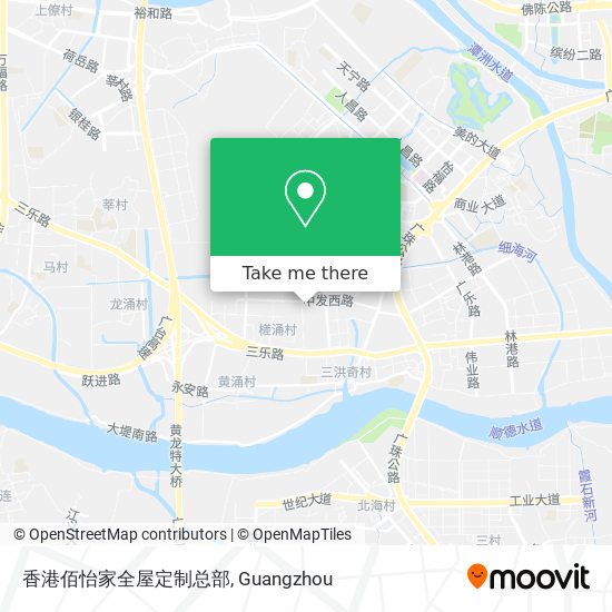 香港佰怡家全屋定制总部 map