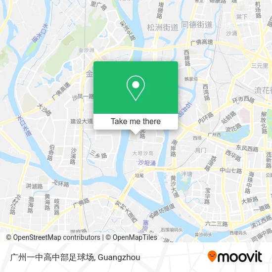 广州一中高中部足球场 map