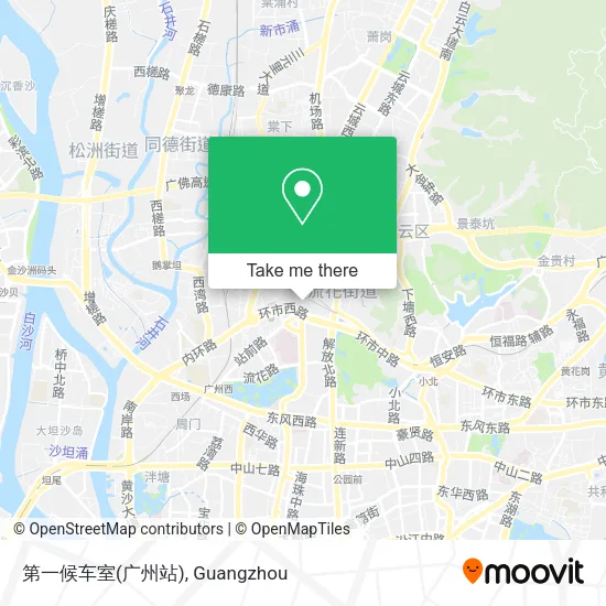 第一候车室(广州站) map