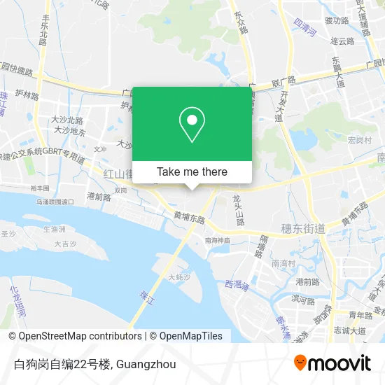 白狗岗自编22号楼 map