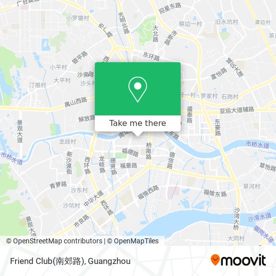 Friend Club(南郊路) map