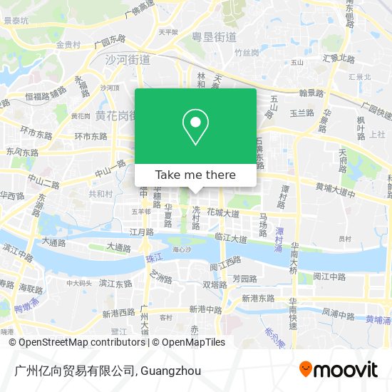 广州亿向贸易有限公司 map