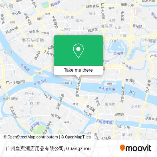 广州皇宾酒店用品有限公司 map