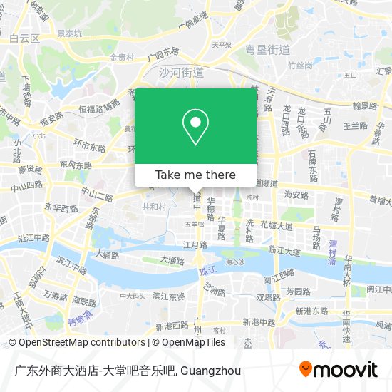广东外商大酒店-大堂吧音乐吧 map