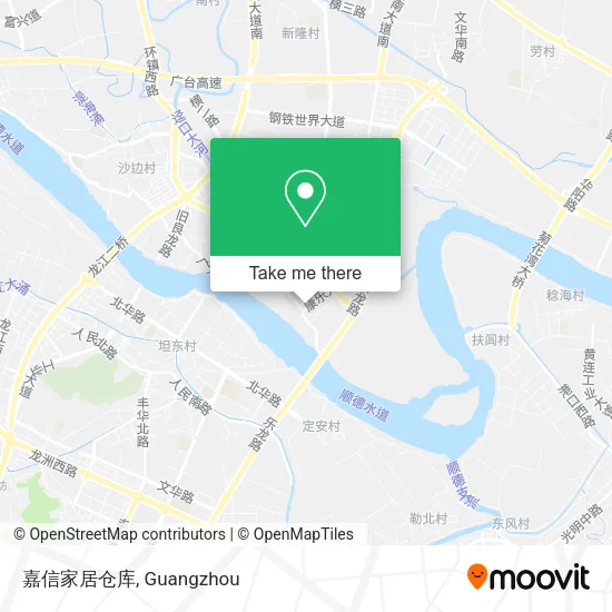嘉信家居仓库 map