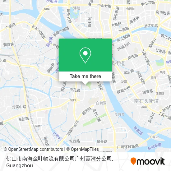 佛山市南海金叶物流有限公司广州荔湾分公司 map