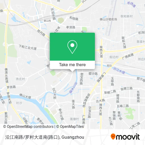 沿江南路/罗村大道南(路口) map