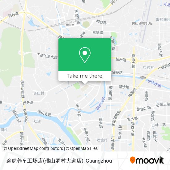 途虎养车工场店(佛山罗村大道店) map