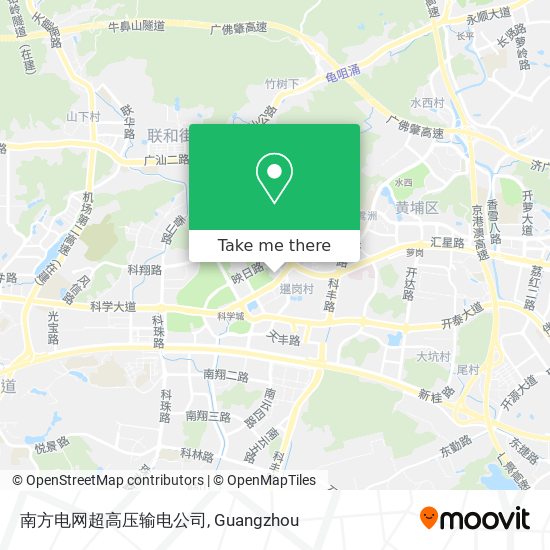 南方电网超高压输电公司 map