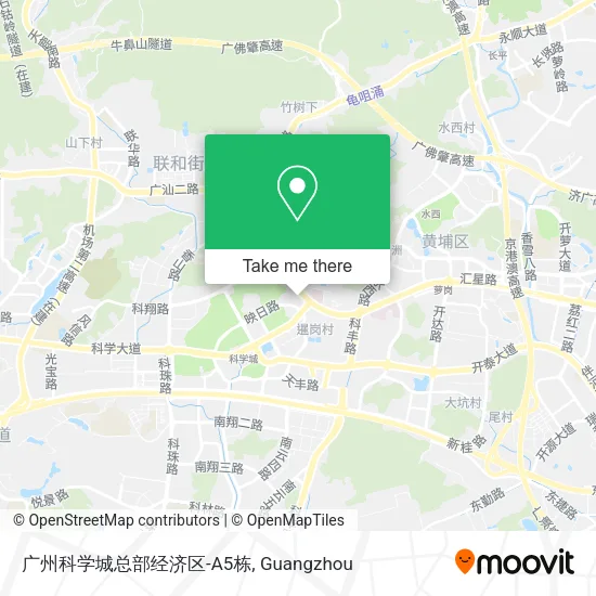 广州科学城总部经济区-A5栋 map